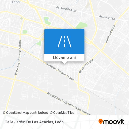 Mapa de Calle Jardín De Las Acacias