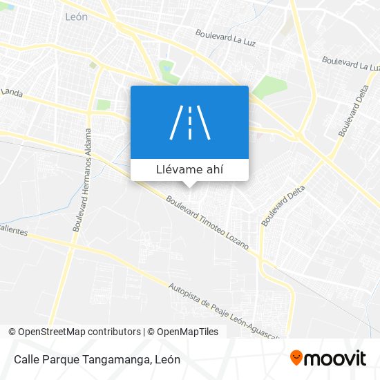 Mapa de Calle Parque Tangamanga