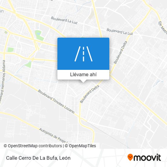 Mapa de Calle Cerro De La Bufa