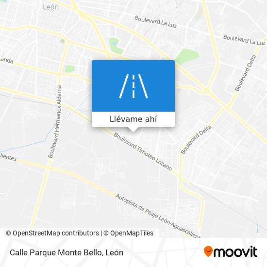 Mapa de Calle Parque Monte Bello