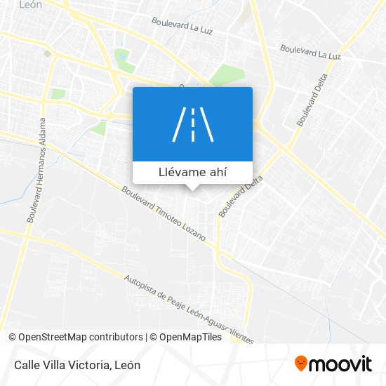 Mapa de Calle Villa Victoria