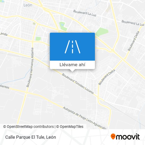 Mapa de Calle Parque El Tule