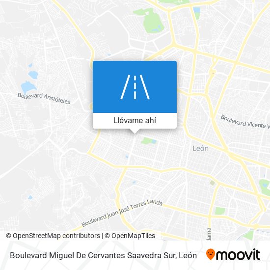 Mapa de Boulevard Miguel De Cervantes Saavedra Sur