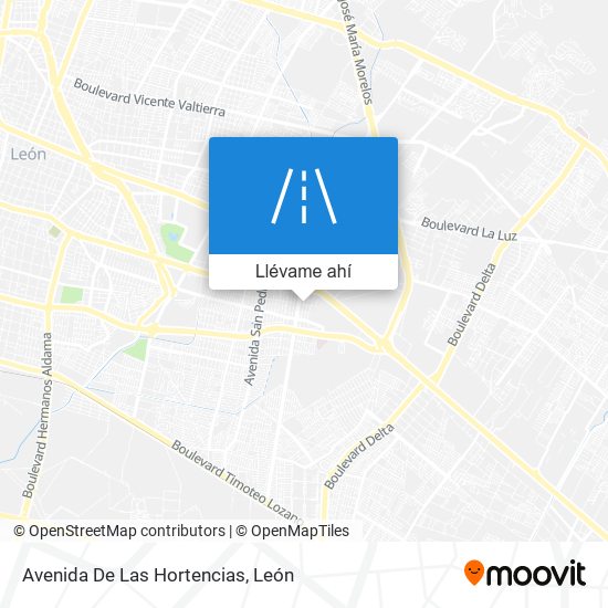 Mapa de Avenida De Las Hortencias