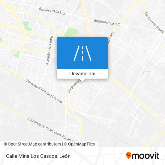 Mapa de Calle Mina Los Cascos