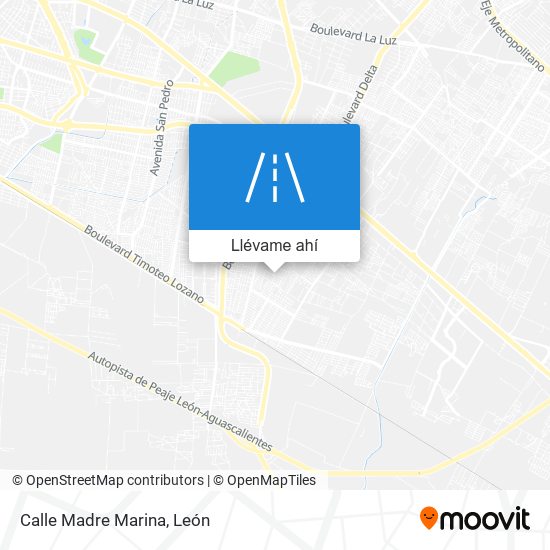 Mapa de Calle Madre Marina