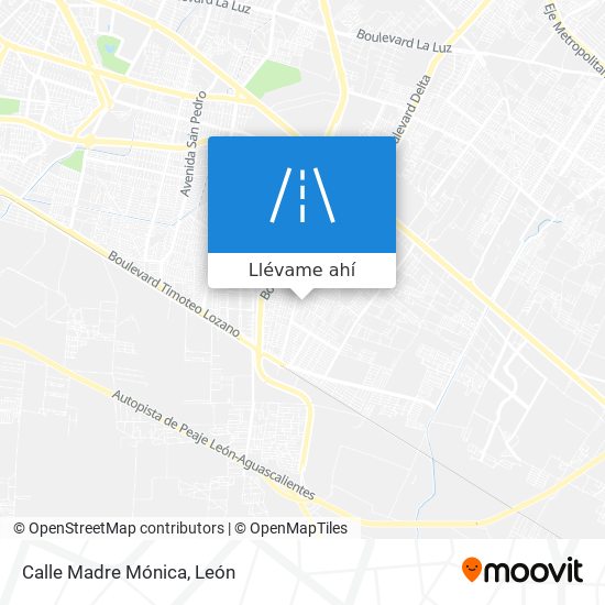 Mapa de Calle Madre Mónica