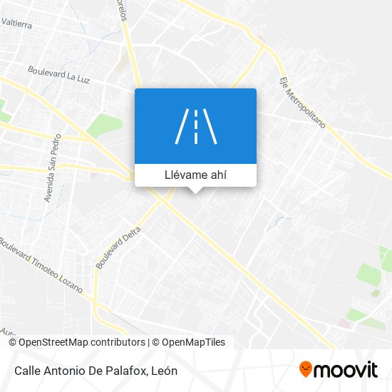 Mapa de Calle Antonio De Palafox