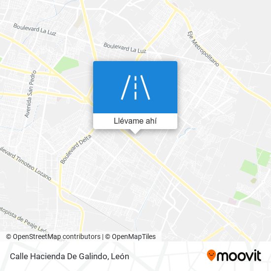 Mapa de Calle Hacienda De Galindo