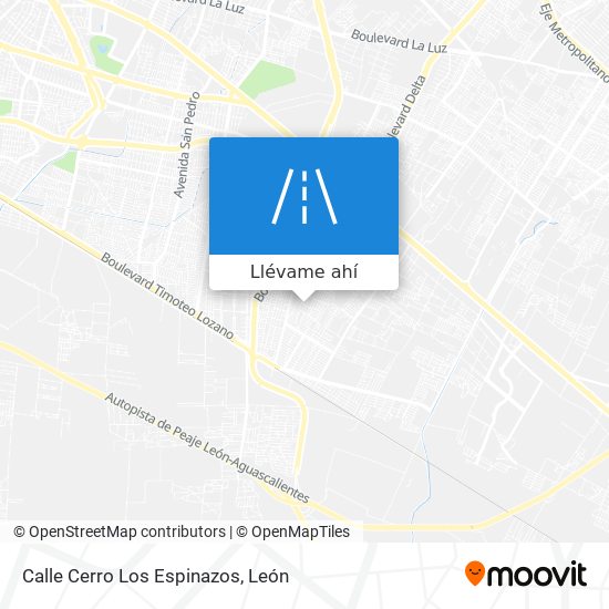 Mapa de Calle Cerro Los Espinazos