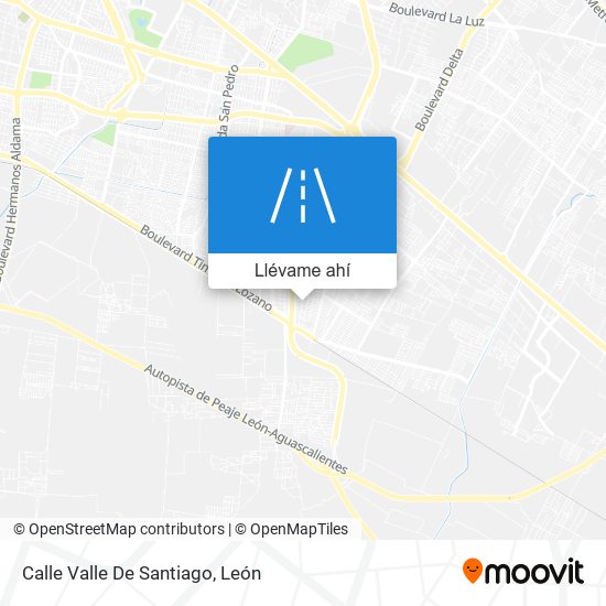 Mapa de Calle Valle De Santiago