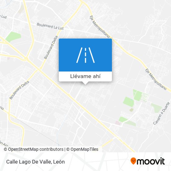 Mapa de Calle Lago De Valle