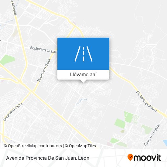 Mapa de Avenida Provincia De San Juan