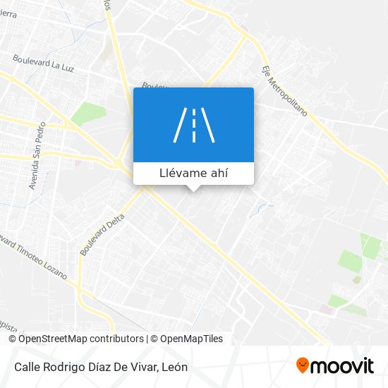 Mapa de Calle Rodrigo Díaz De Vivar