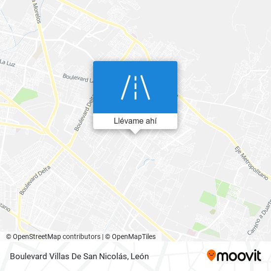 Mapa de Boulevard Villas De San Nicolás