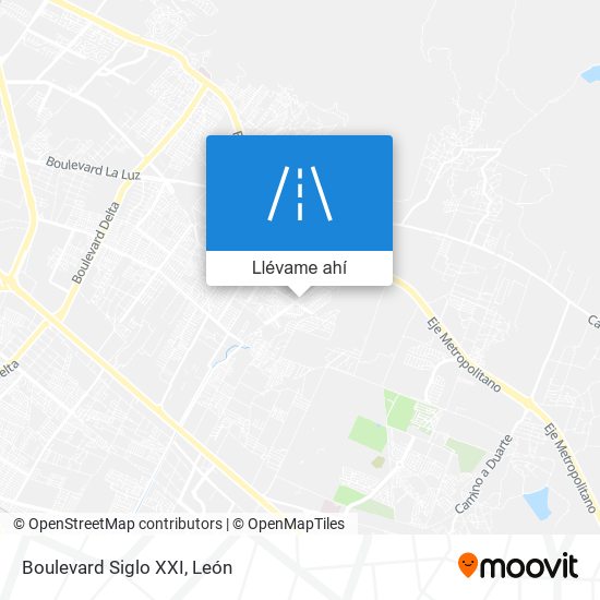 Mapa de Boulevard Siglo XXI