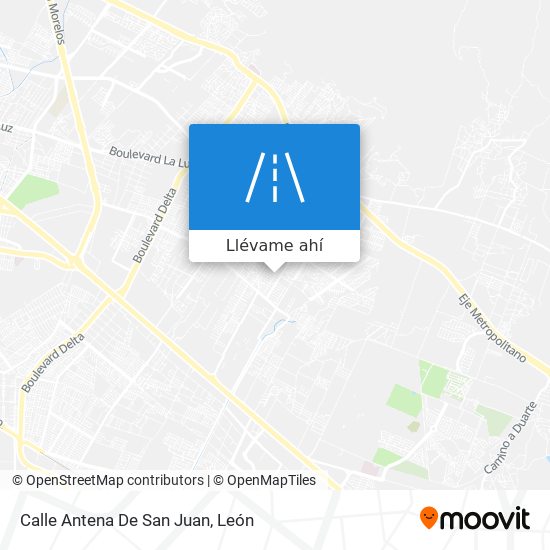 Mapa de Calle Antena De San Juan