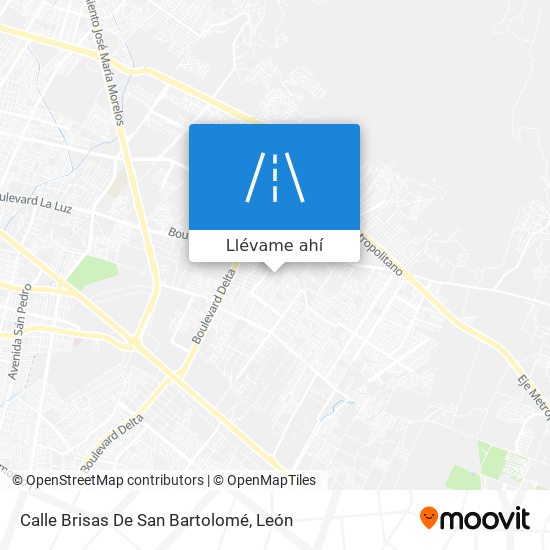 Mapa de Calle Brisas De San Bartolomé