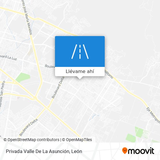 Mapa de Privada Valle De La Asunción