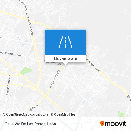 Mapa de Calle Vía De Las Rosas