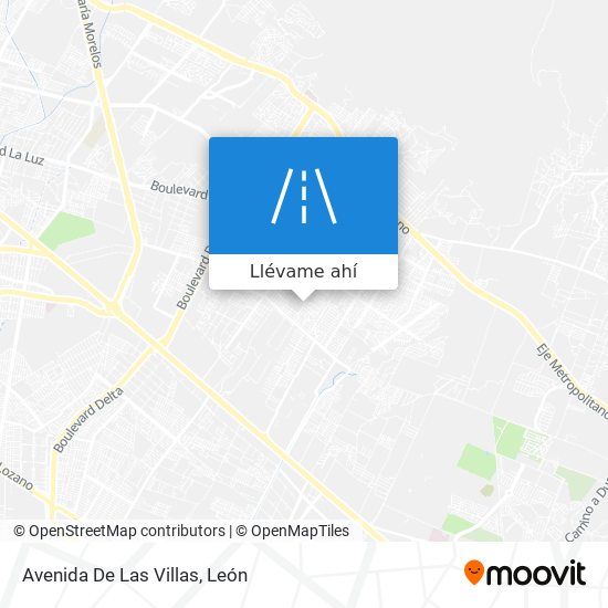 Mapa de Avenida De Las Villas