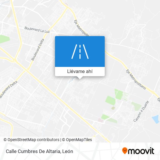 Mapa de Calle Cumbres De Altaria