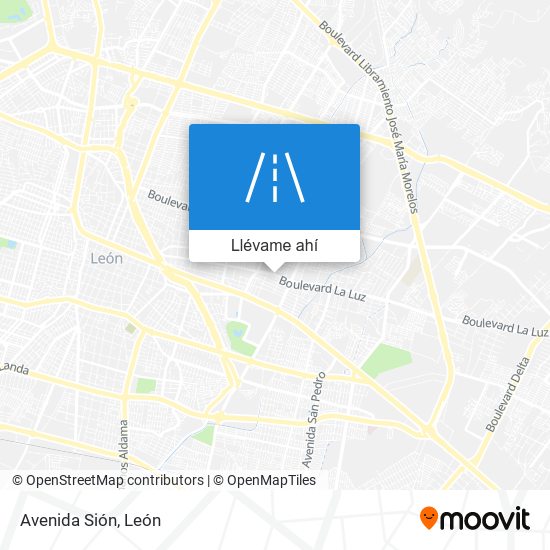 Mapa de Avenida Sión