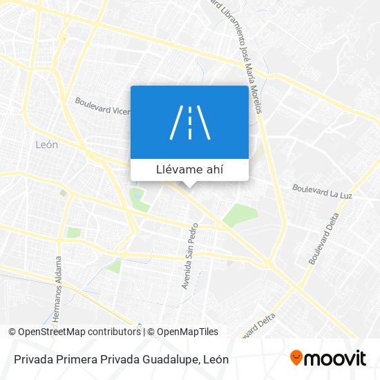Mapa de Privada Primera Privada Guadalupe