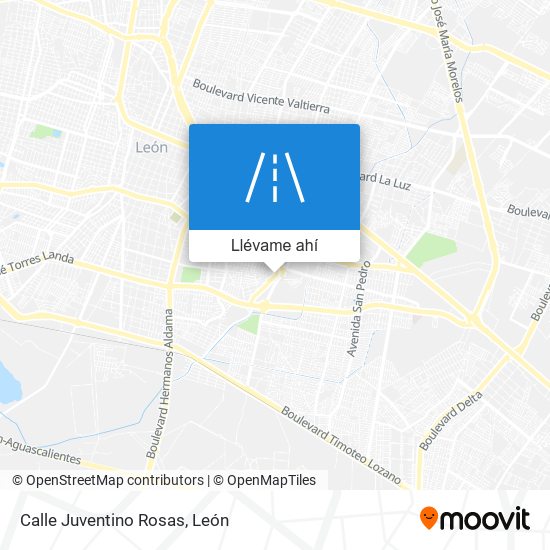 Mapa de Calle Juventino Rosas