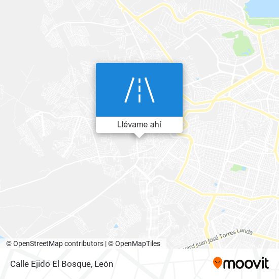 Mapa de Calle Ejido El Bosque