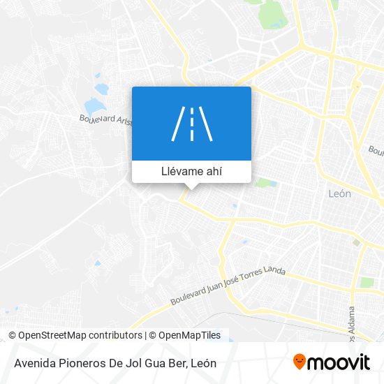 Mapa de Avenida Pioneros De Jol Gua Ber