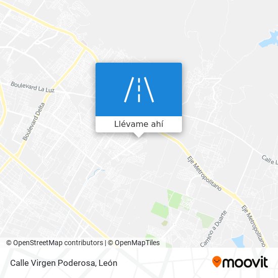 Mapa de Calle Virgen Poderosa