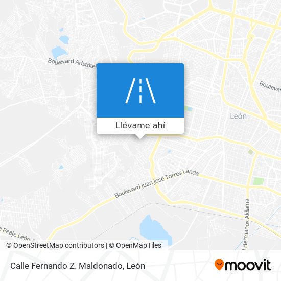 Mapa de Calle Fernando Z. Maldonado