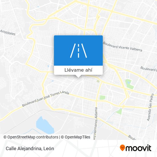 Mapa de Calle Alejandrina