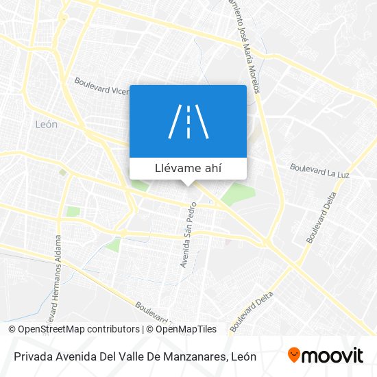 Mapa de Privada Avenida Del Valle De Manzanares