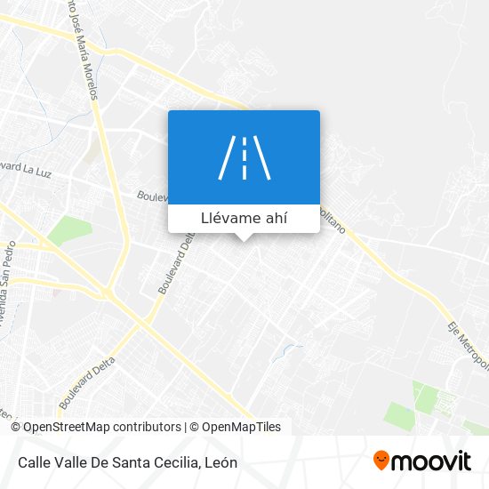 Mapa de Calle Valle De Santa Cecilia