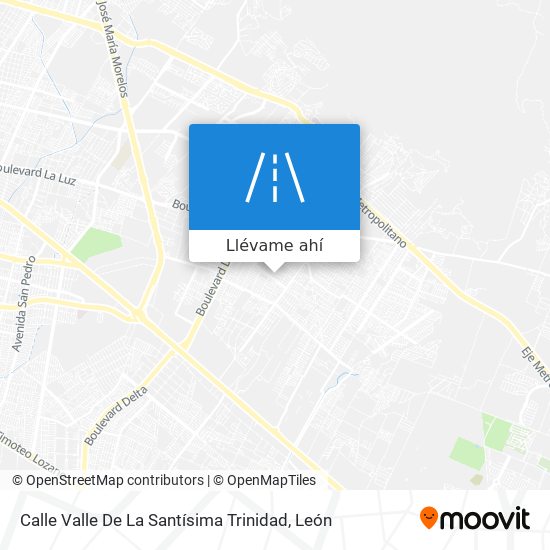 Mapa de Calle Valle De La Santísima Trinidad