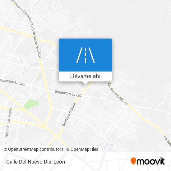 Mapa de Calle Del Nuevo Día