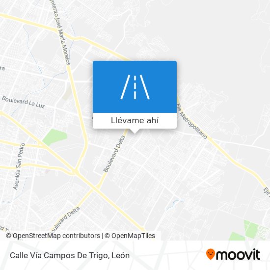 Mapa de Calle Vía Campos De Trigo