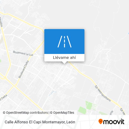 Mapa de Calle Alfonso El Capi Montemayor