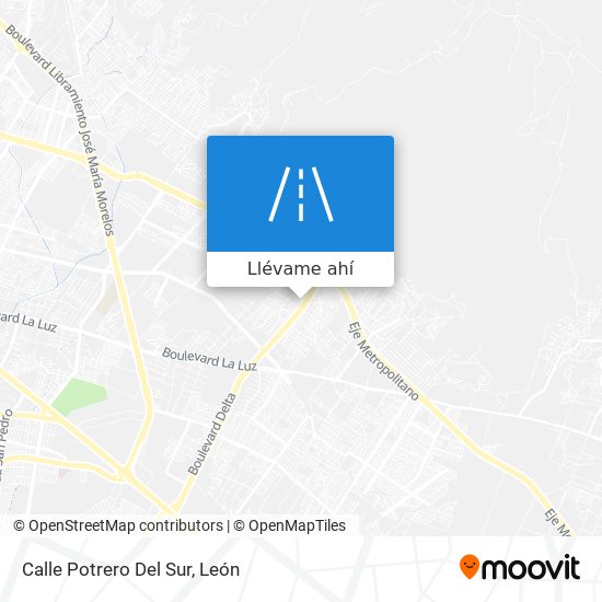 Mapa de Calle Potrero Del Sur