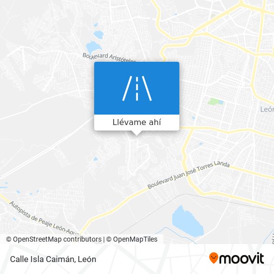 Mapa de Calle Isla Caimán