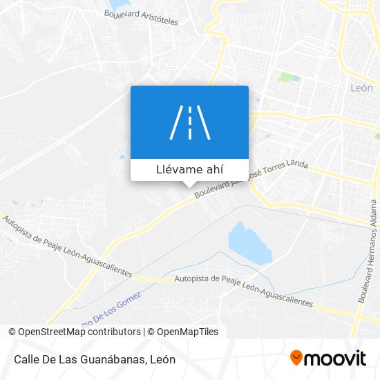 Mapa de Calle De Las Guanábanas