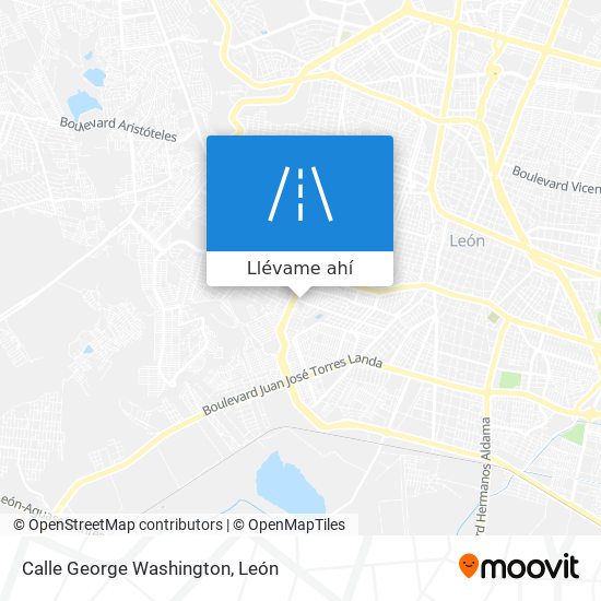 Mapa de Calle George Washington