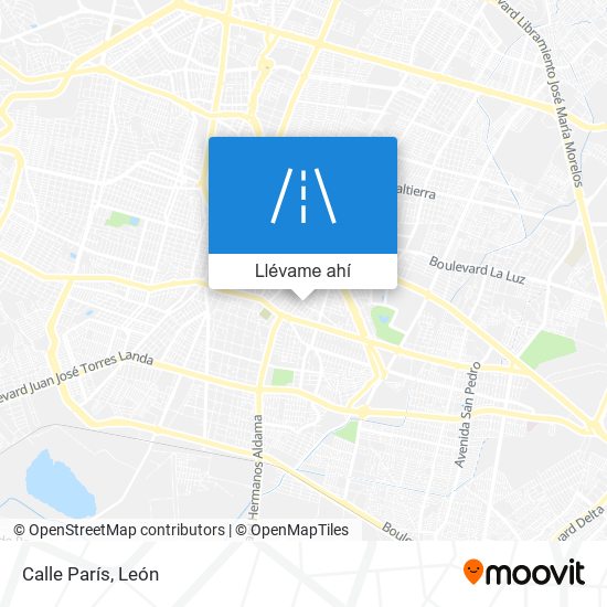 Mapa de Calle París