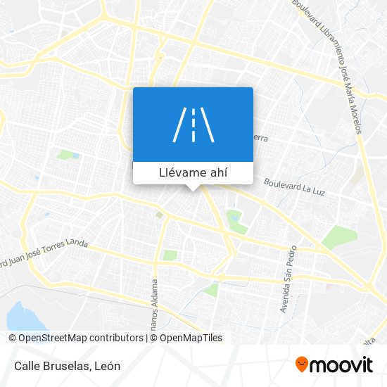 Mapa de Calle Bruselas