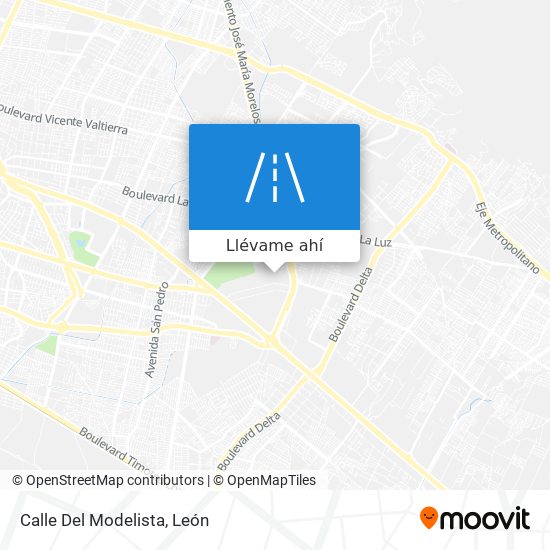 Mapa de Calle Del Modelista