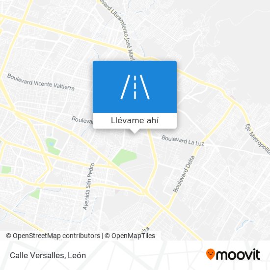 Mapa de Calle Versalles