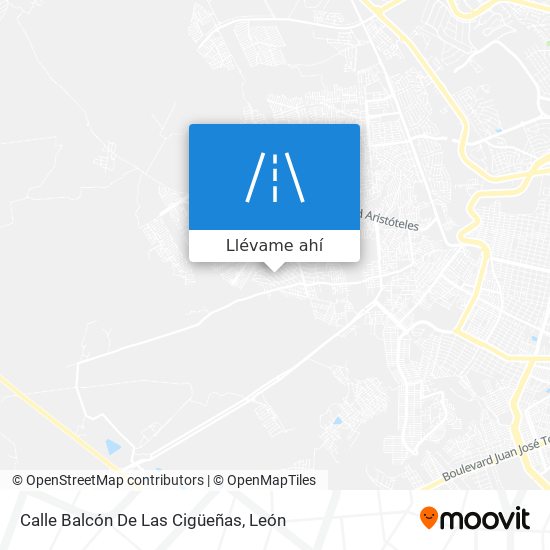 Mapa de Calle Balcón De Las Cigüeñas