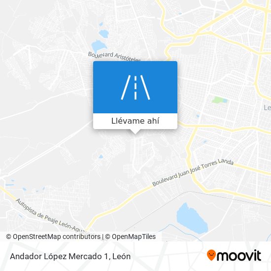 Mapa de Andador López Mercado 1